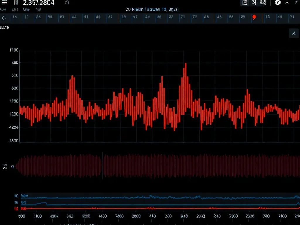 Detailed digital audio waveform analysis, spectral frequency